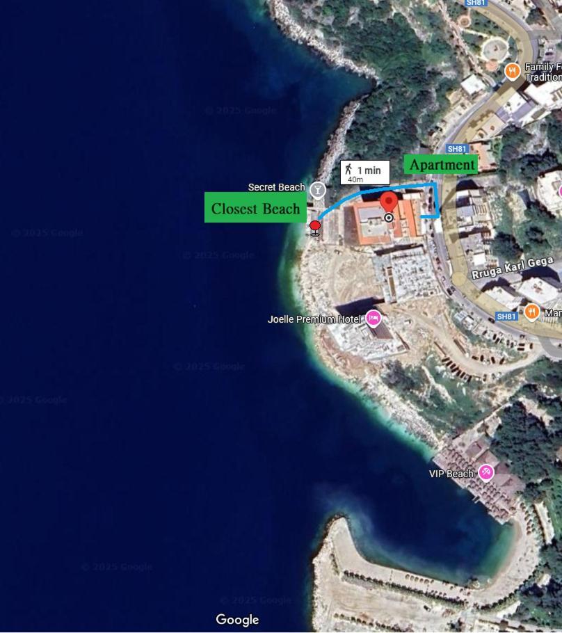 Saranda Miracle Sky Apartment Eksteriør billede